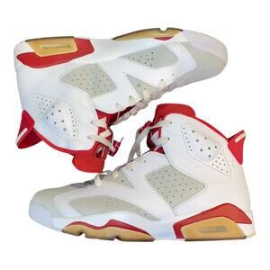 Nike Air Jordan 6 Retro “Alternate 91” White Red 384664-113 Men’s Size 12